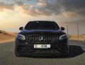Black Mercedes Benz AMG GLC 63S Coupe 2018 for rent in Abu Dhabi 5